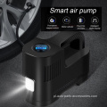 Digitalowa pompa powietrza z czarną oponą samochodową